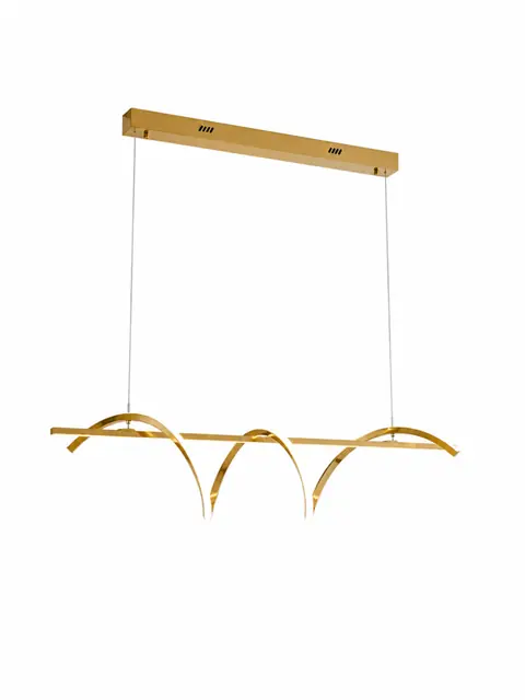 Fotografia alternativa do produto Candeeiro de Teto Suspenso Asure Dourado