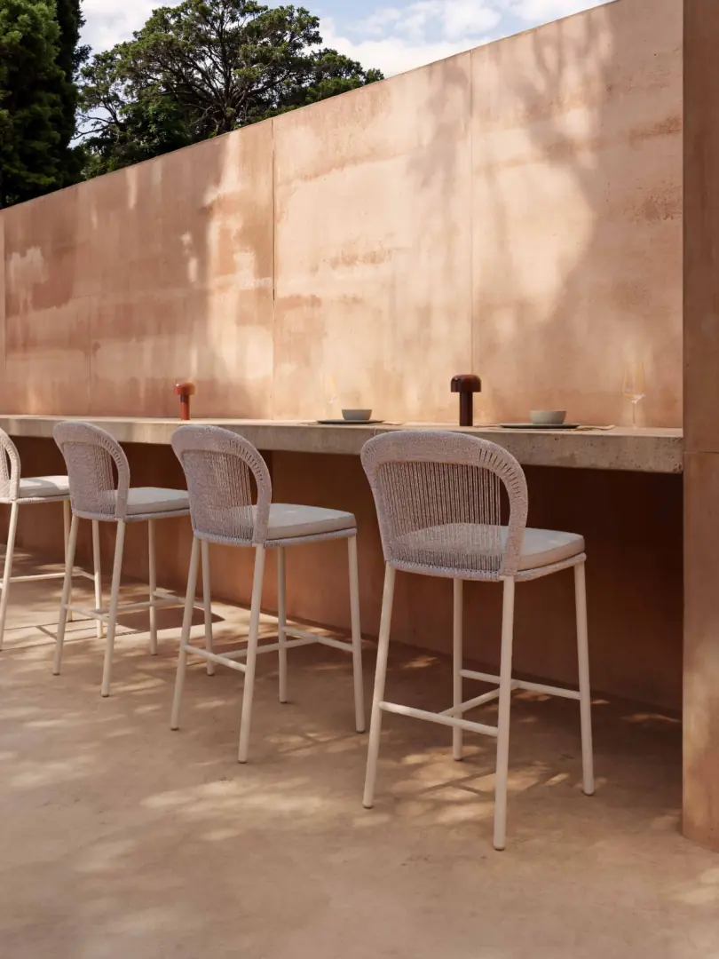 Tabouret haut d'extérieur – Collection Ronda - imagem 2