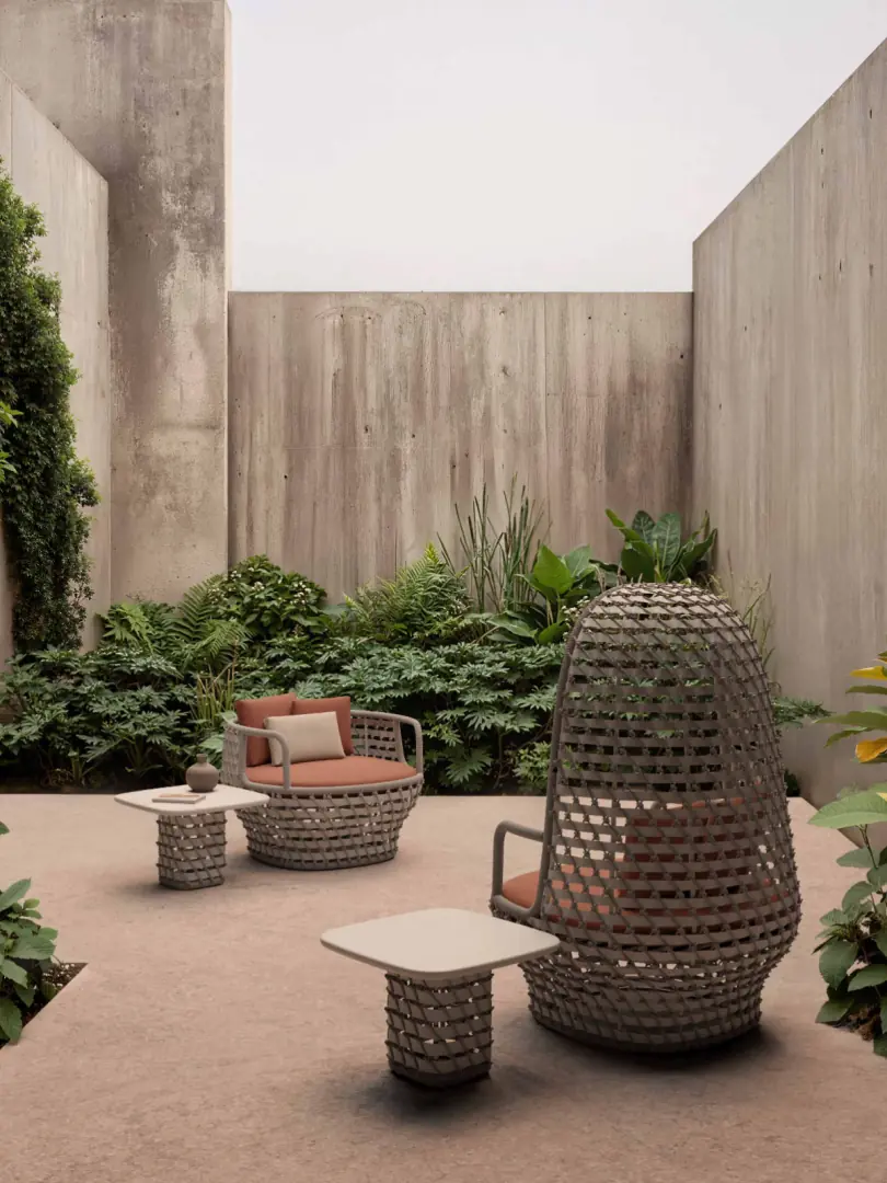 Koro Collection Outdoor Side Table