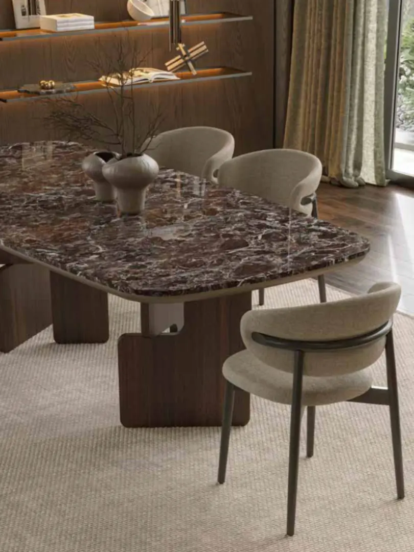 Mesa de Jantar Colline com Design Contemporâneo