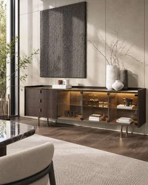 Aparador Colline Glass em ambiente