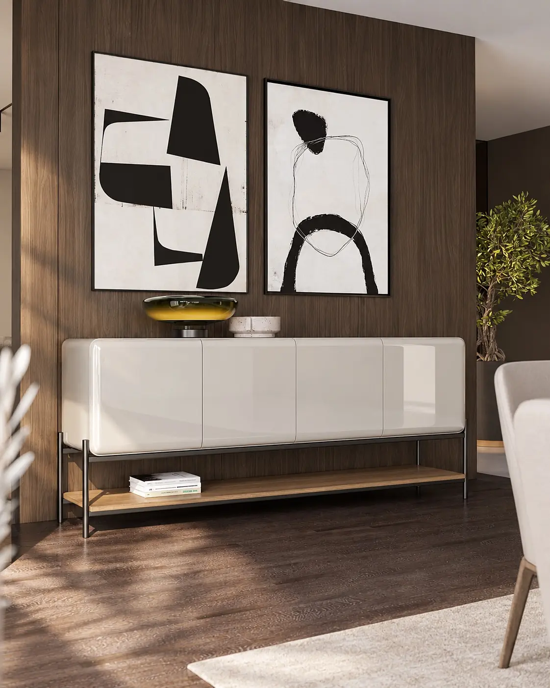 Rocco 225 Sideboard with Shelf