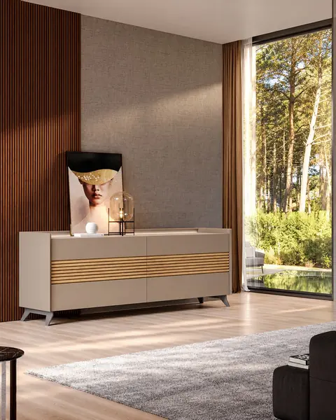 Aparador Vertex Gold VG.05 em ambiente