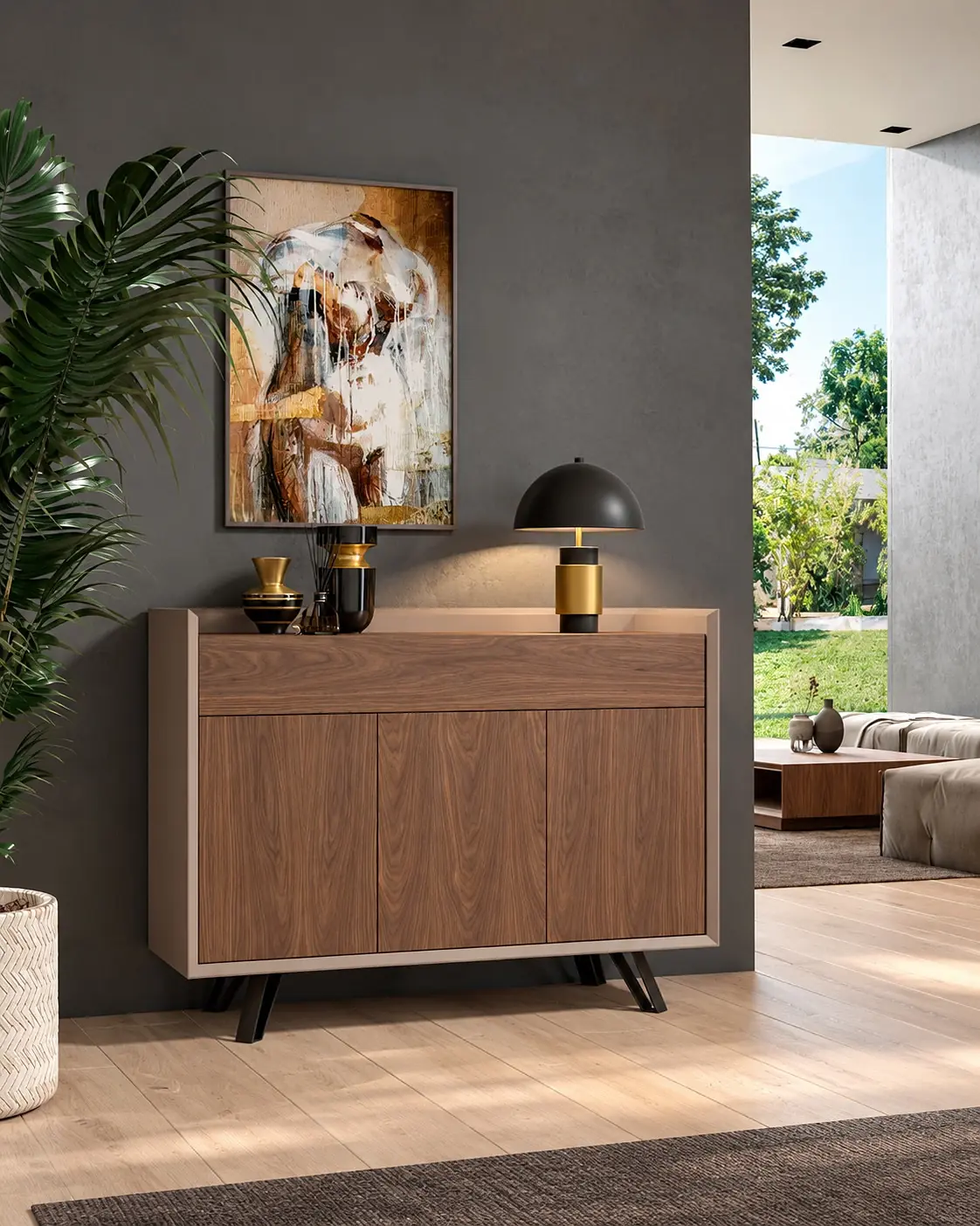 Aparador Vertex Gold VG.48 em ambiente