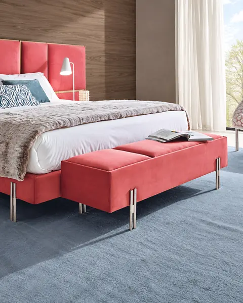 Banco de cama Ellie em ambiente