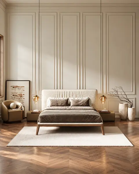 Cama Bruma em ambiente