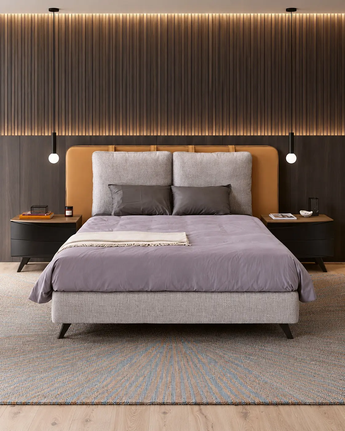 Corvo Bed with Cushions