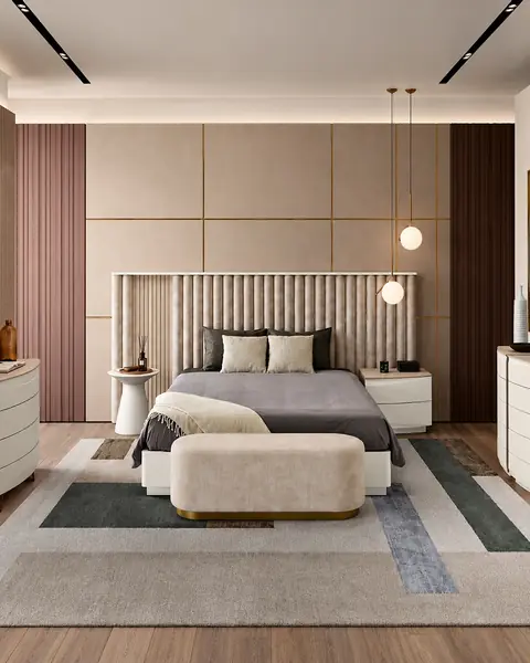 Detailed photo of the product Corvo Bed with Panels