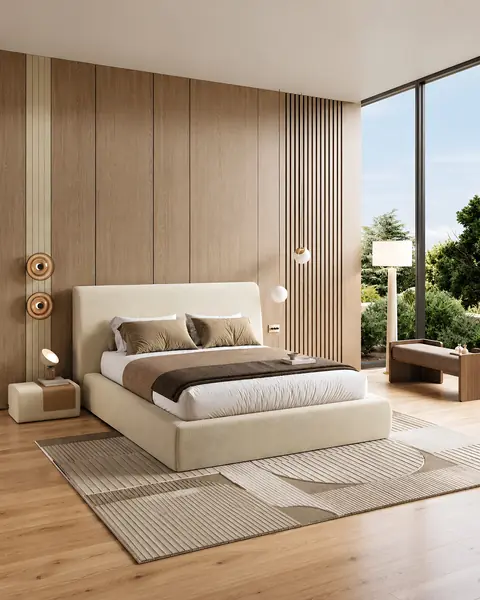 Cama Gleam em ambiente