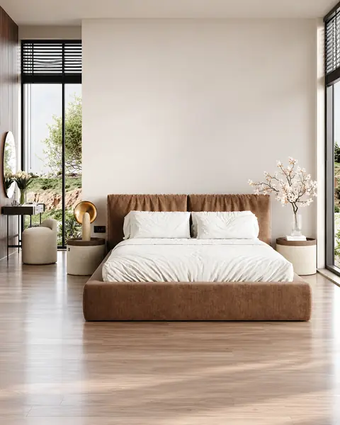 Cama Plush em ambiente