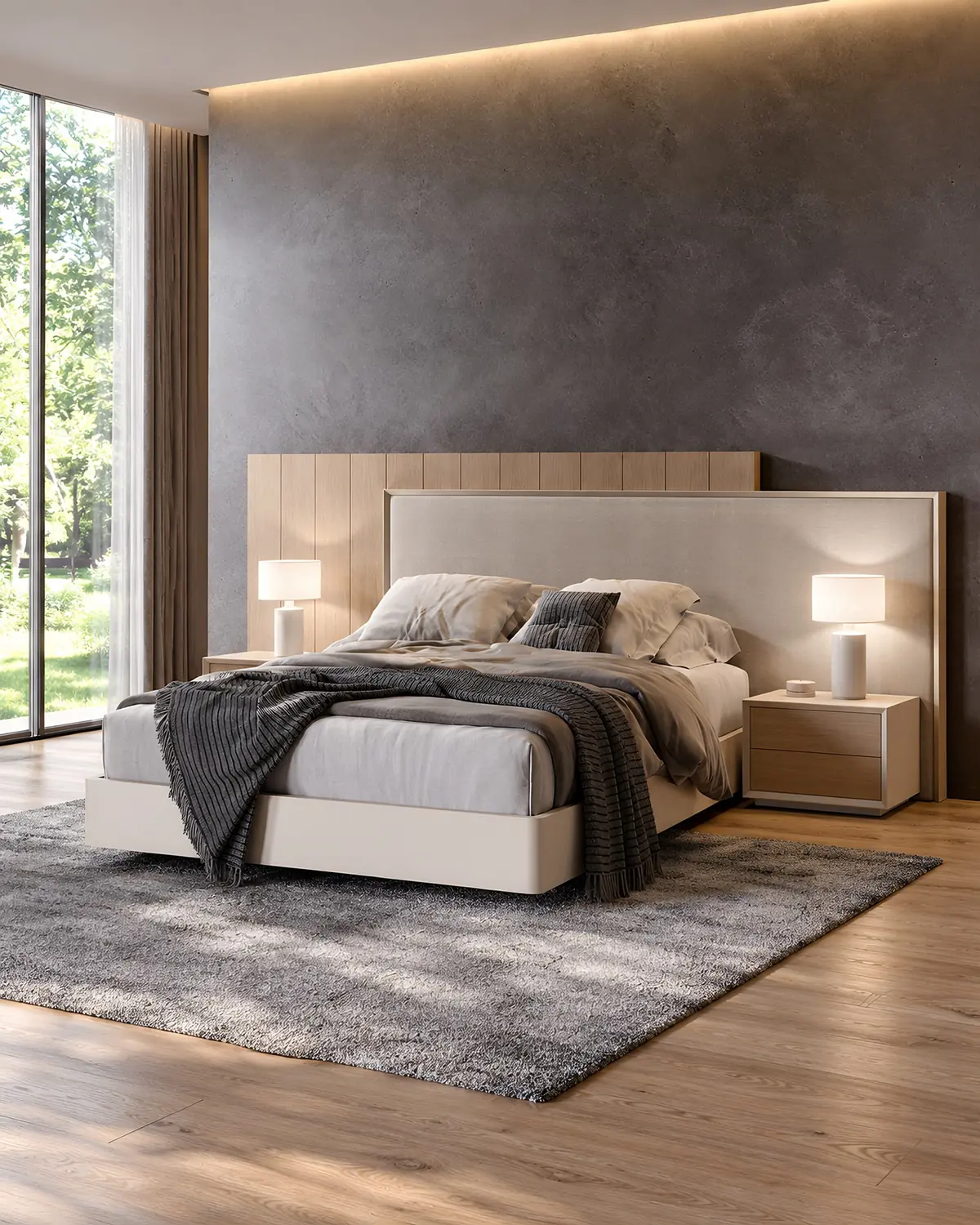 Cama Vertex Gold VG.38 em ambiente