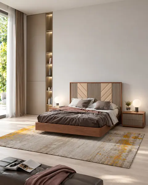 Cama Vertex Gold VG.40 em ambiente