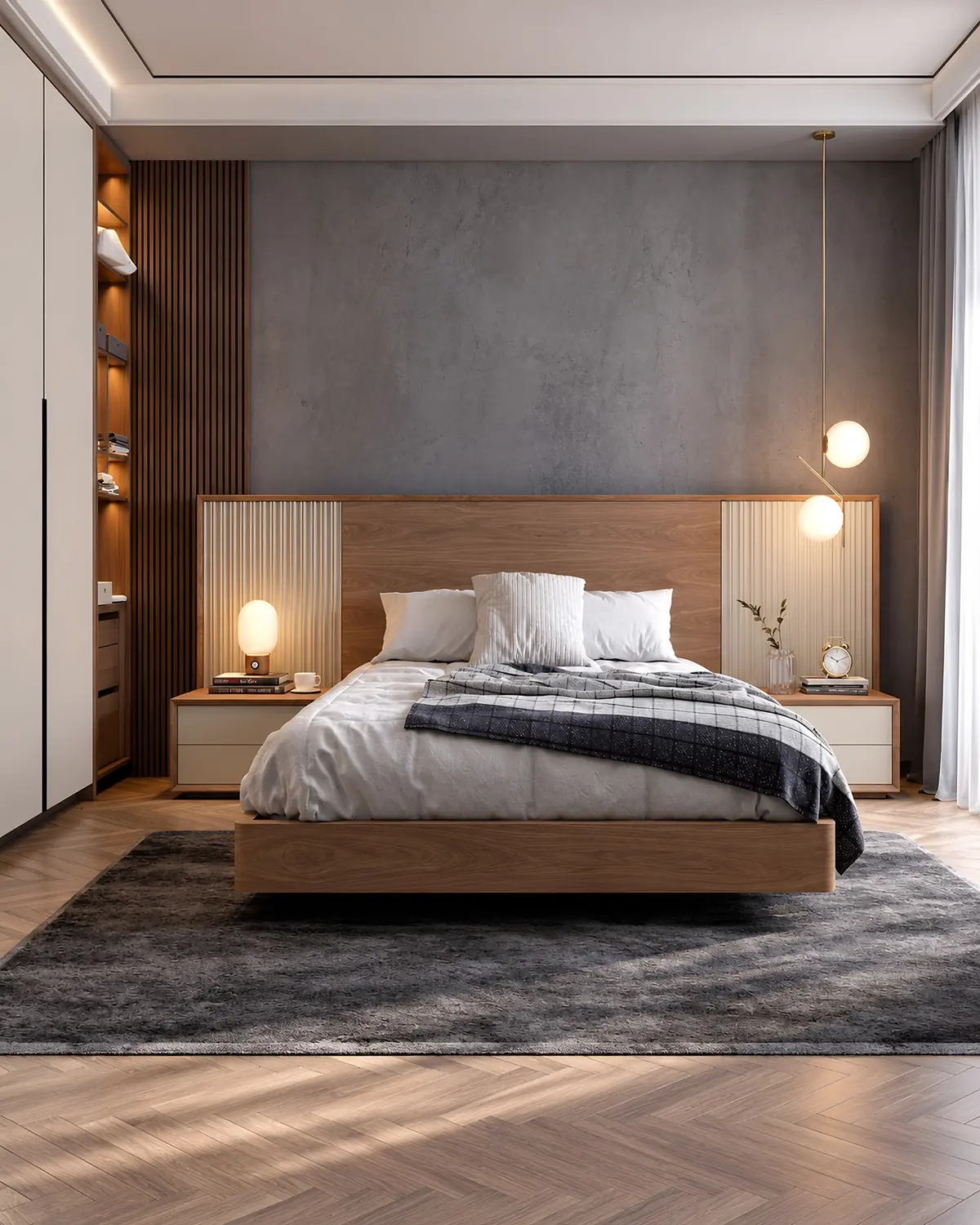 Cama Vertex Gold VG.41 em ambiente