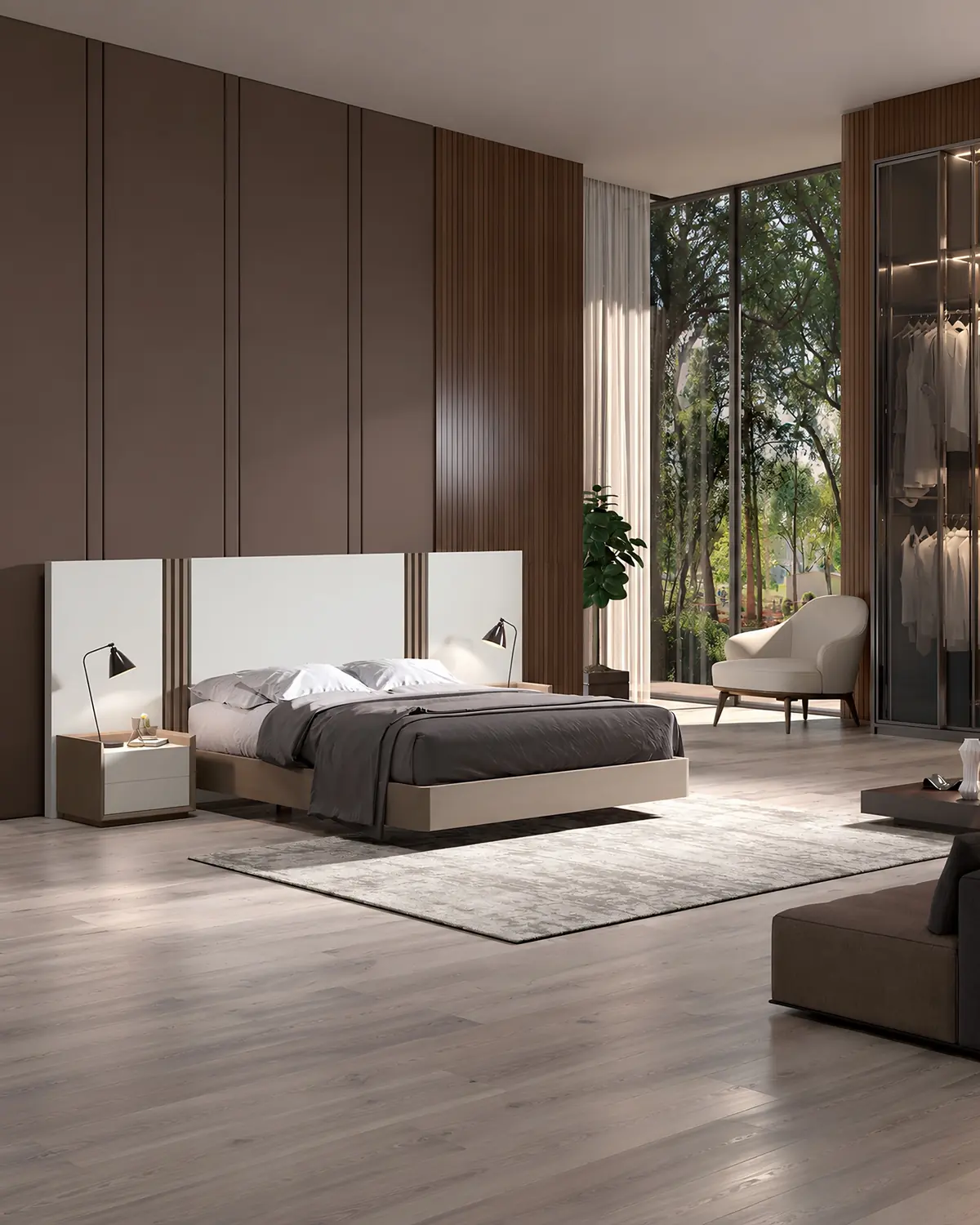 Cama Vertex Gold VG.44 em ambiente