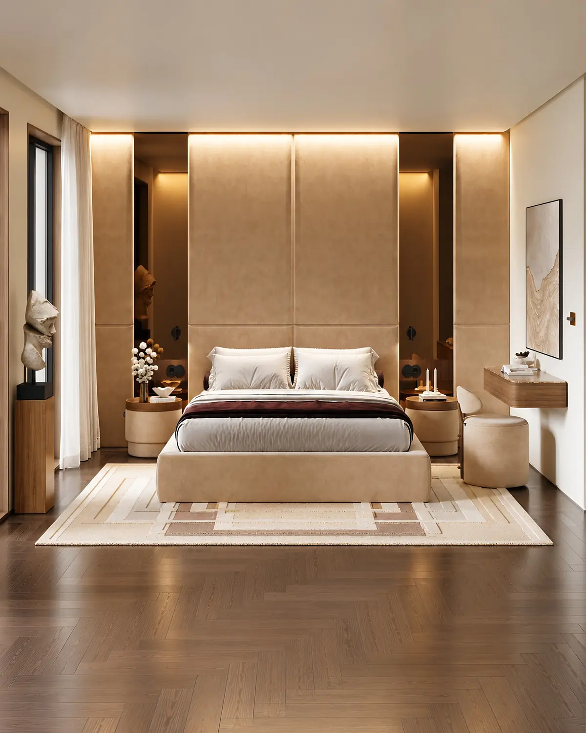 Cama Warm em ambiente