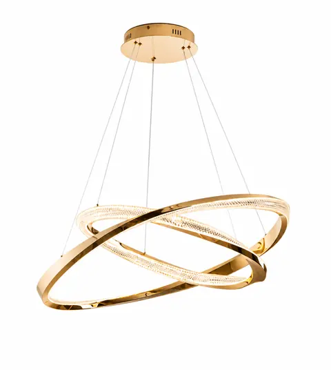 Fotografia alternativa do produto Candeeiro Suspenso Órbitas – 2 Aros