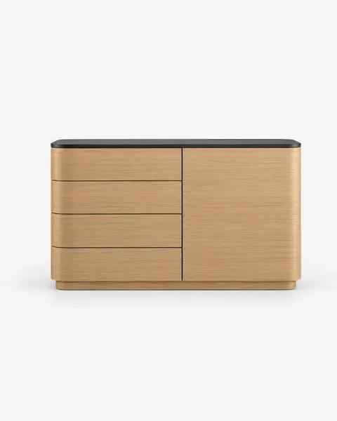 Amora Chest with Four Drawers and a Door