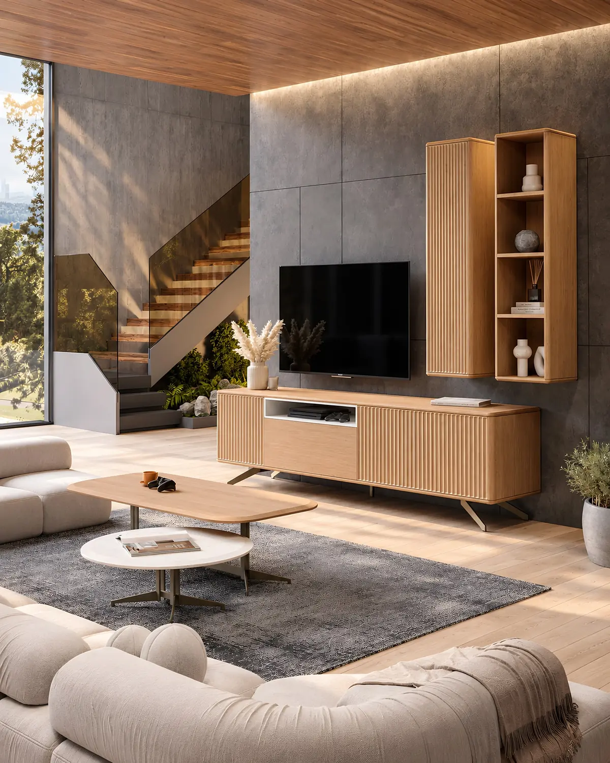 Composição TV Galia GAL.10 em ambiente