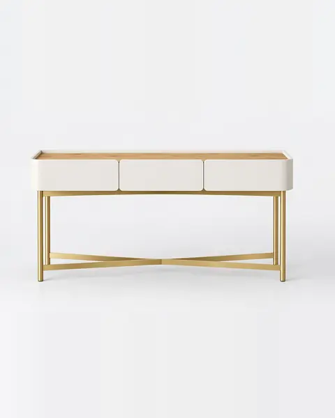 Consola Soho com três gavetas
