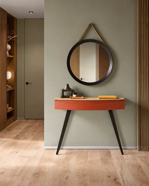 Detailed photo of the product Corvo Round Mirror
