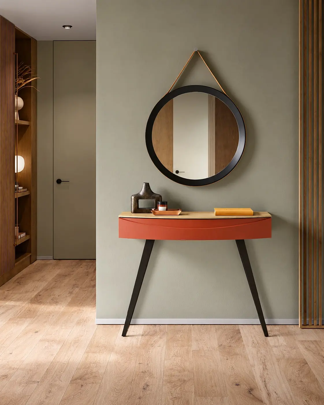 Corvo Round Mirror