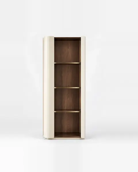 Estante Soho com painel curvo