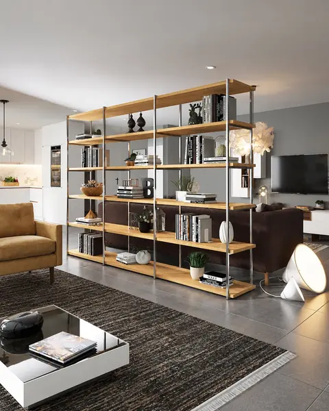 Estante Vertex Gold VG.29 em ambiente