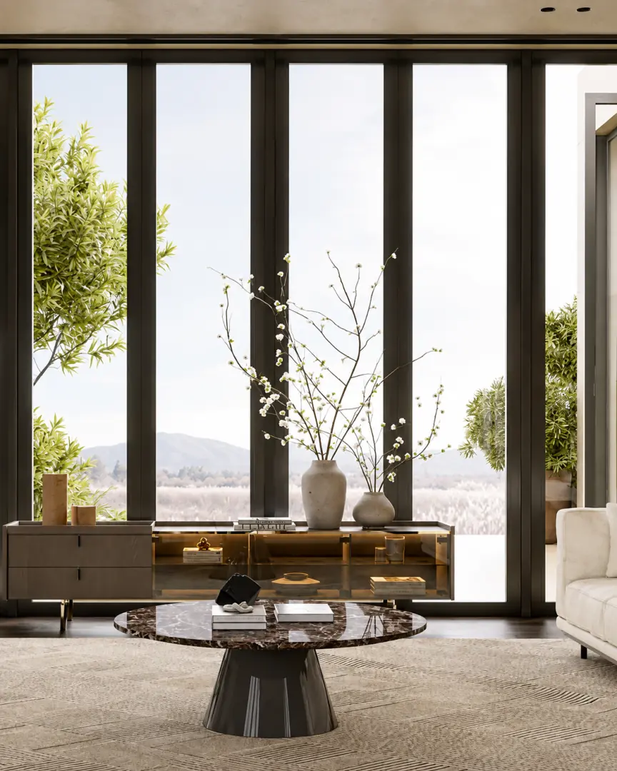 Alternative photo of the product Glass Colline Living Room