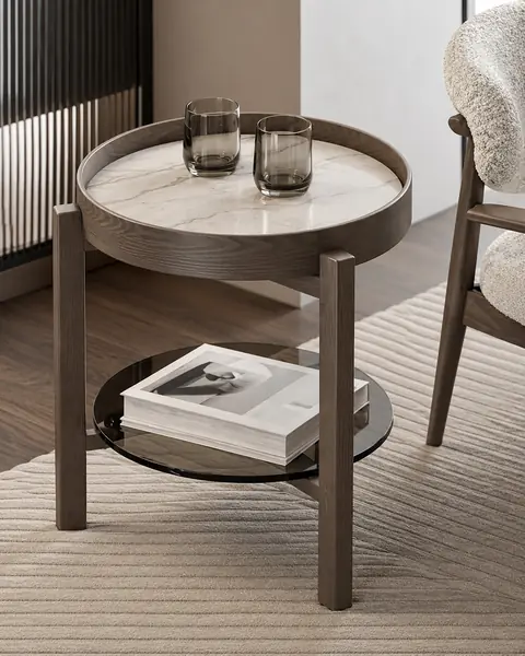 Mesa de apoio Colline em ambiente