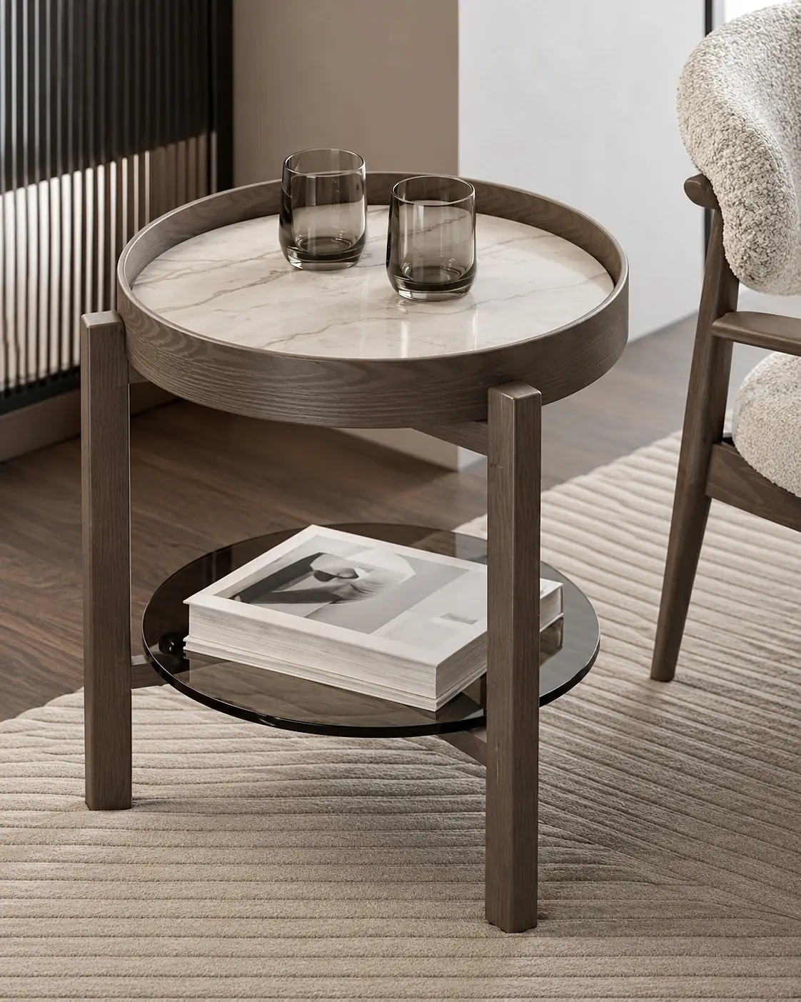 Mesa de apoio Colline em ambiente