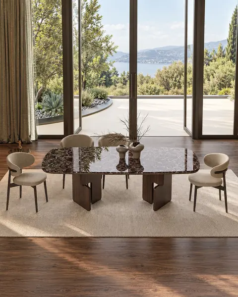 Mesa de jantar Colline em ambiente