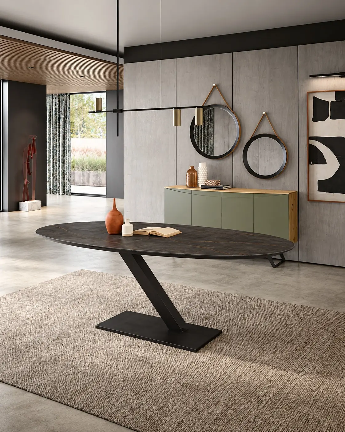 Corvo Oval Dining Table