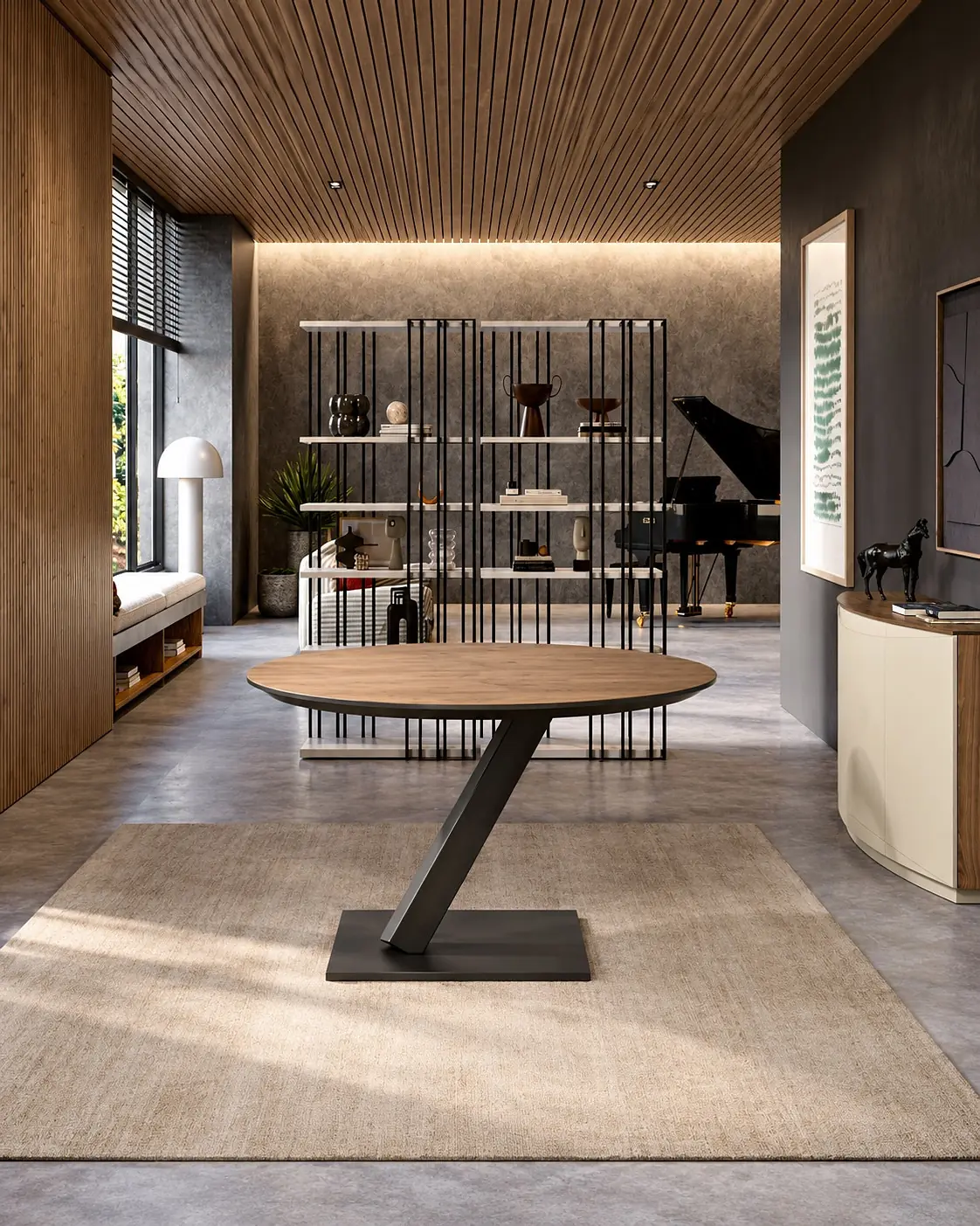 Corvo Round Dining Table