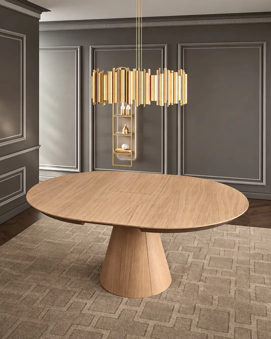 Corvo Cone Round Dining Table