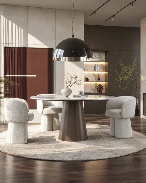 Senza Round Dining Table