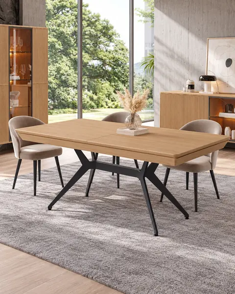 Mesa de jantar retangular Galia GAL.01 em ambiente