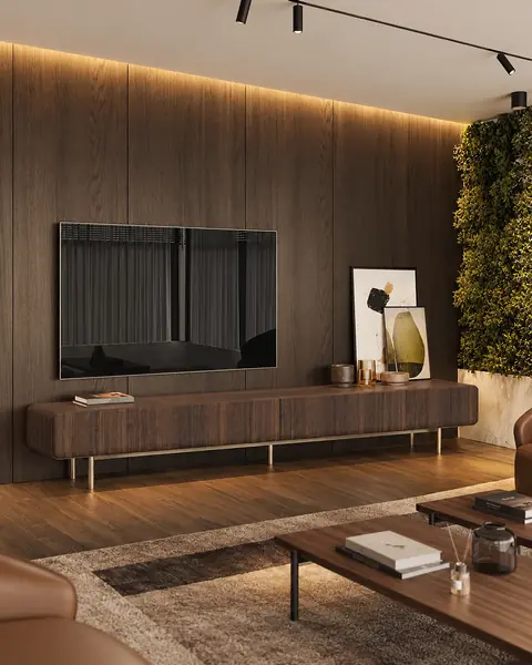 Detailed photo of the product Rocco 210 TV Unit with Flap Doors