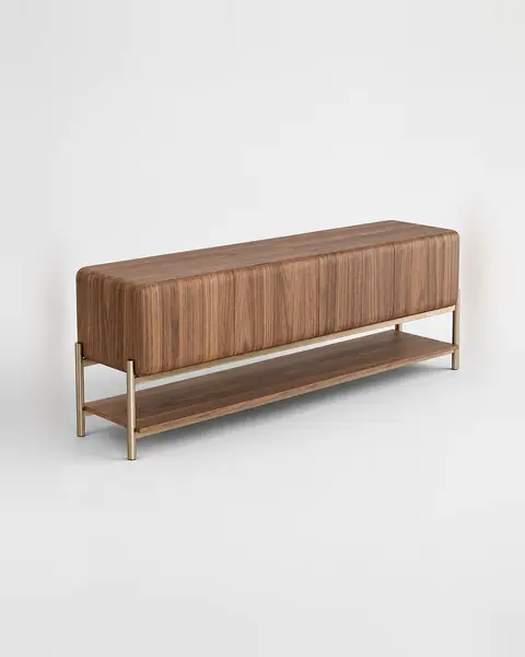 Alternative photo of the product Rocco 216 Tall TV Unit with Shelf