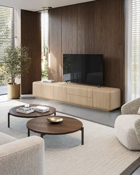 Detailed photo of the product Rocco 240 TV Unit with Recessed Base