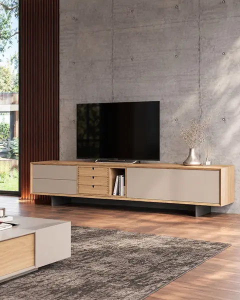 Móvel TV Vertex Gold VG.23 em ambiente