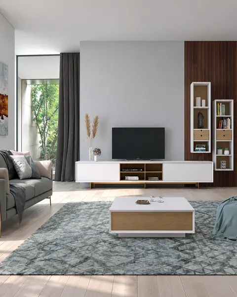 Móvel TV Vertex Gold VG.25 em ambiente