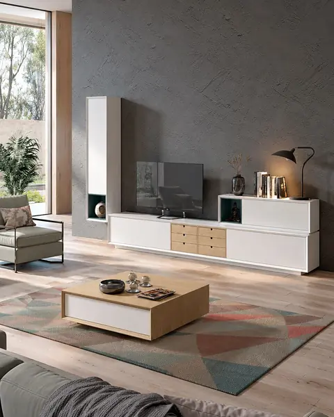 Móvel TV Vertex Gold VG.26 em ambiente