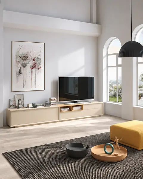 Móvel TV Vertex Gold VG.28 em ambiente