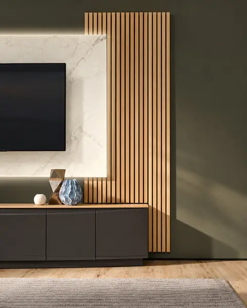 Detailed photo of the product Corvo 80 Slatted Wall Panel