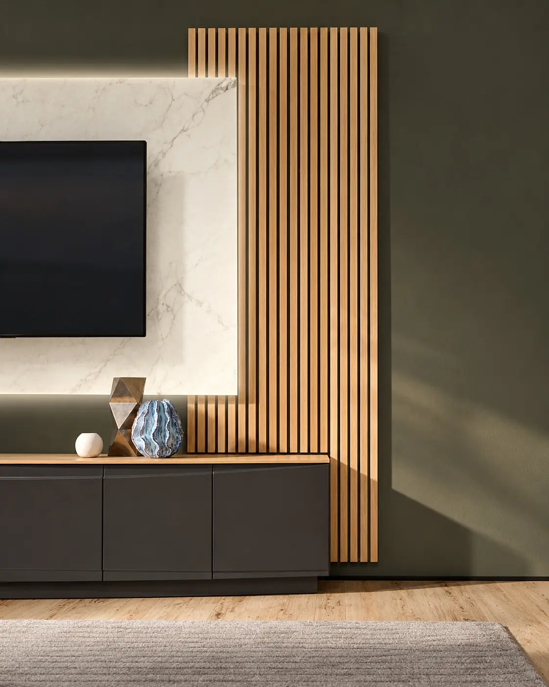 Corvo 80 Slatted Wall Panel