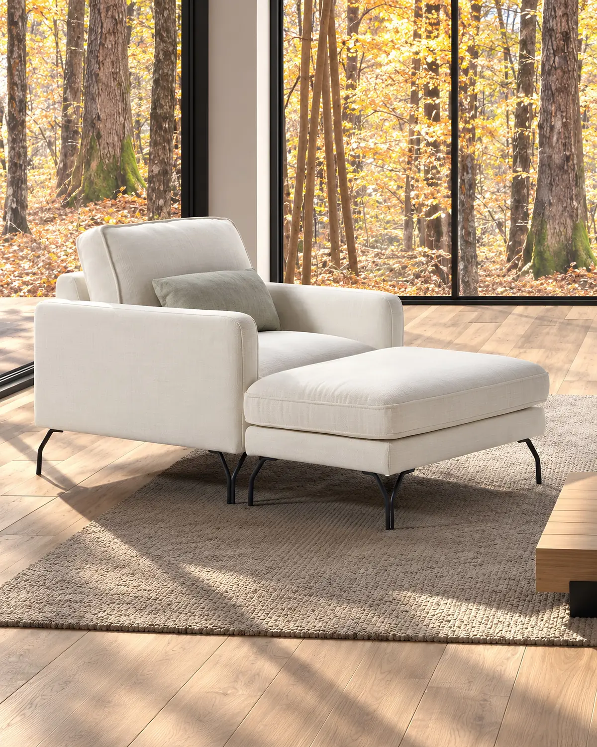 Pouf Michigan em ambiente
