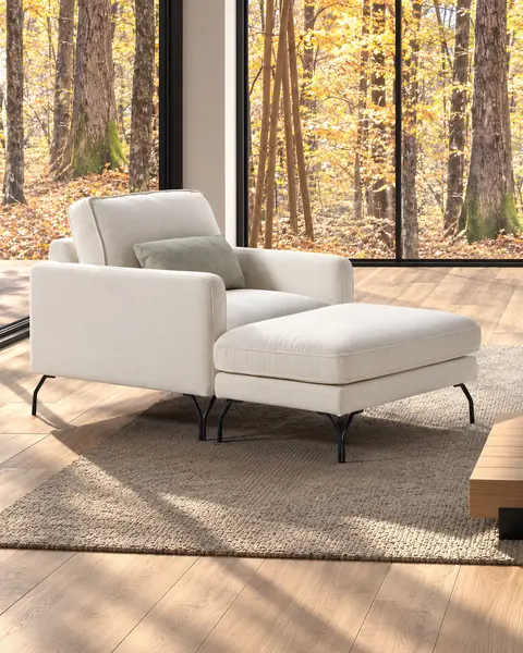 Pouf Michigan em ambiente