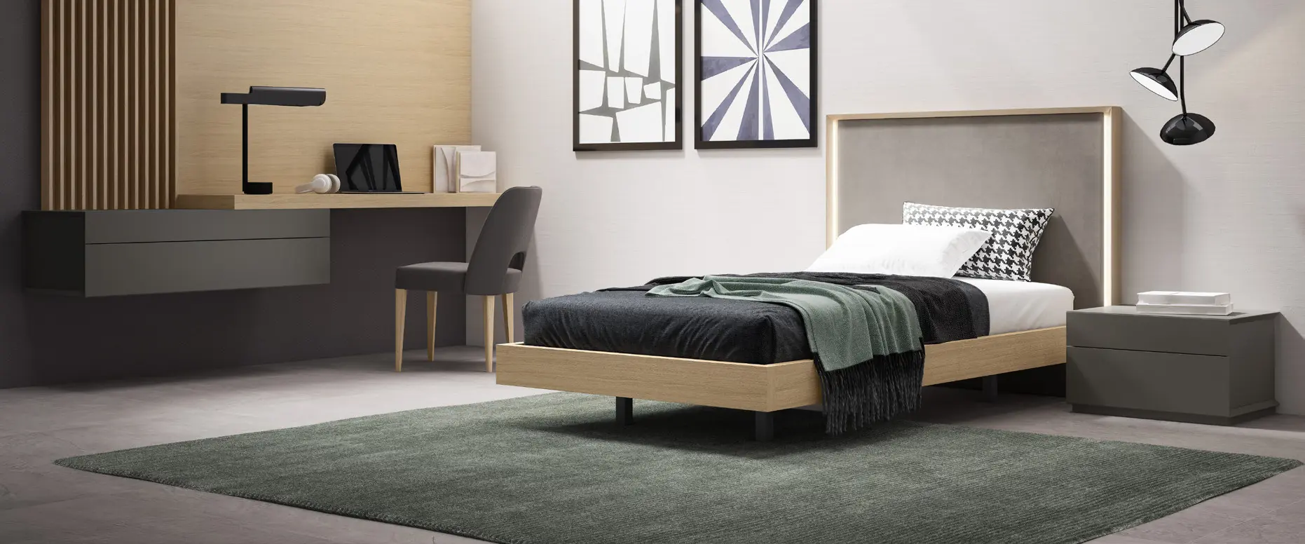 Quarto juvenil Dreams 830, descubra as peças do ambiente