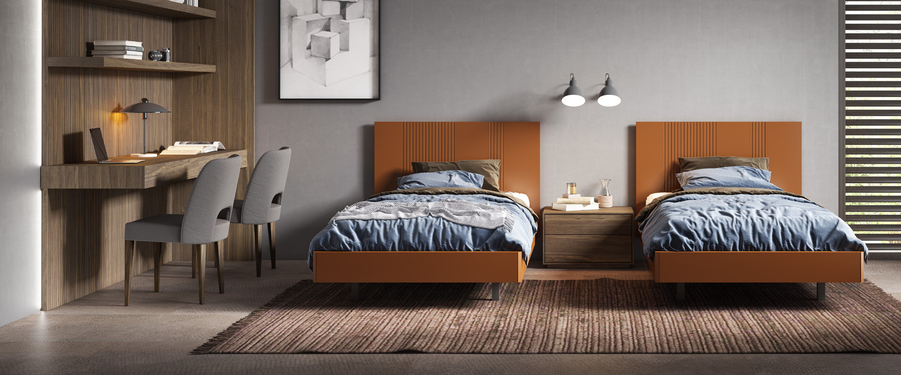Quarto juvenil Dreams 831, descubra as peças do ambiente