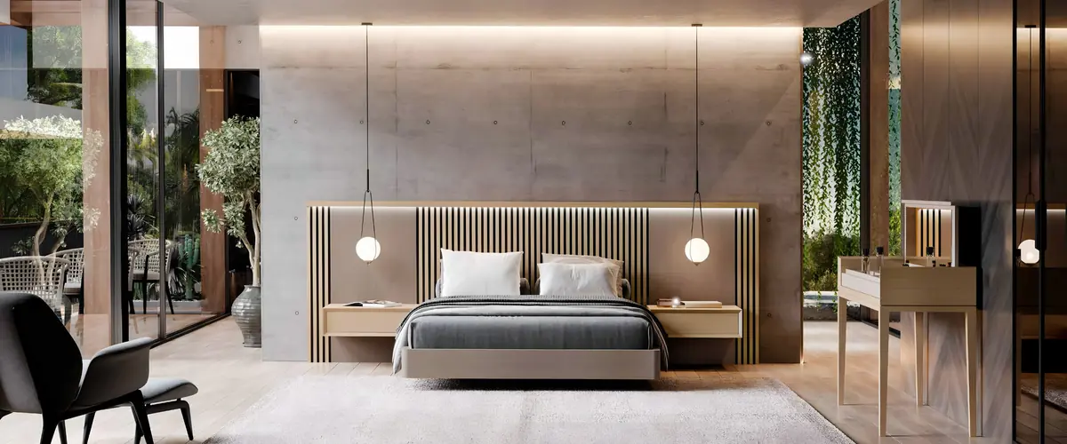 Quarto Vertex Gold VG.35, descubra as peças do ambiente